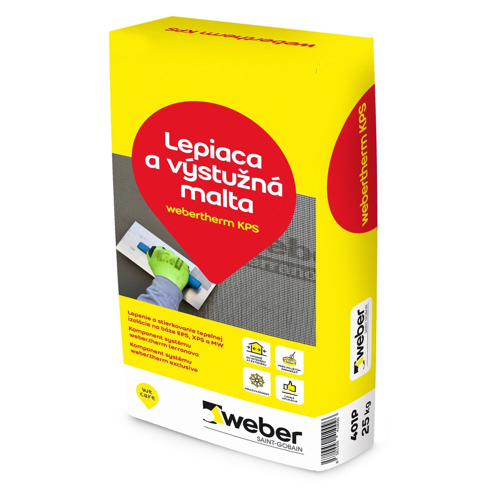 webertherm KPS - Lepiaca a výstužná malta pre ETICS